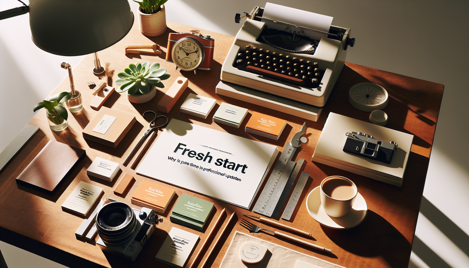 Fresh Start Business Cards: Why April is Prime Time for Professional Updates
